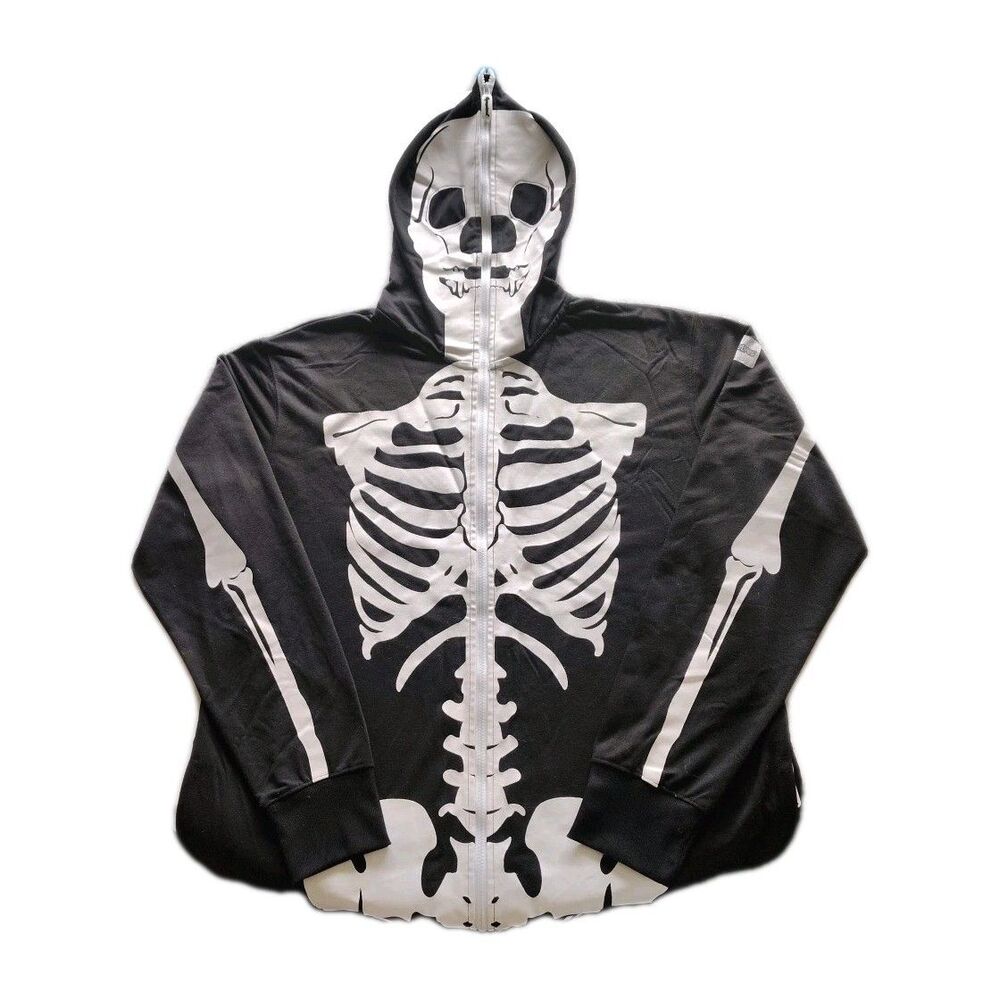 Tipsy Elves XXL Skeleton Full Body Suit Adult/Unisex Spooky Halloween